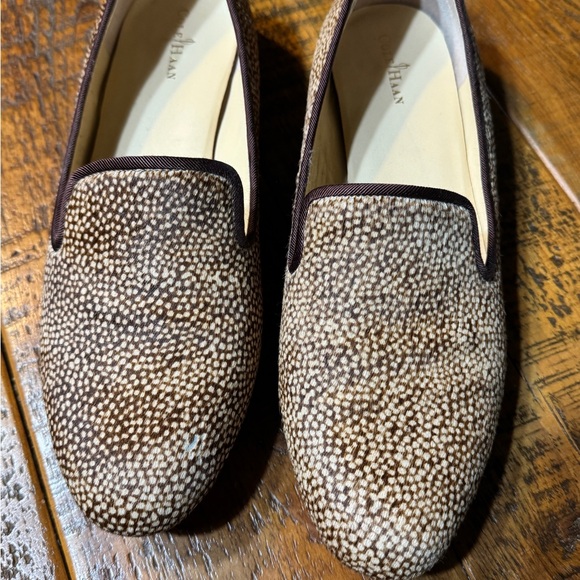 Cole Haan women’s real fur loafers, sz 10 - Picture 1 of 9